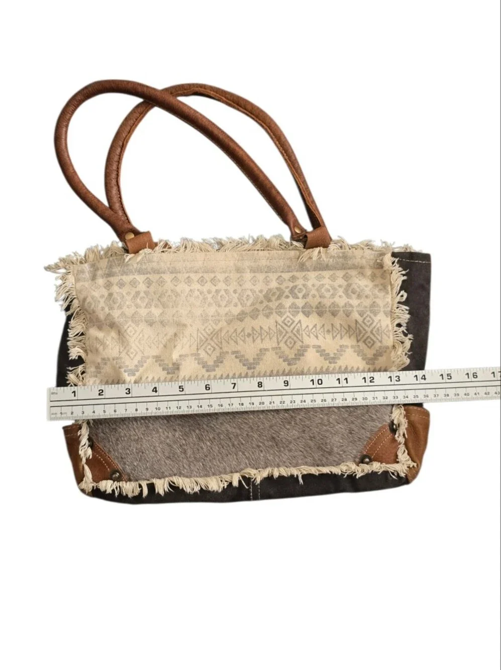 Myra Bag Mixed Print Hairow Bag Purse
